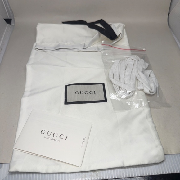 Gucci Ace Green Crocodile Women's Sneakers SIZE: US 8 / EU 38 - Picture 8 of 9